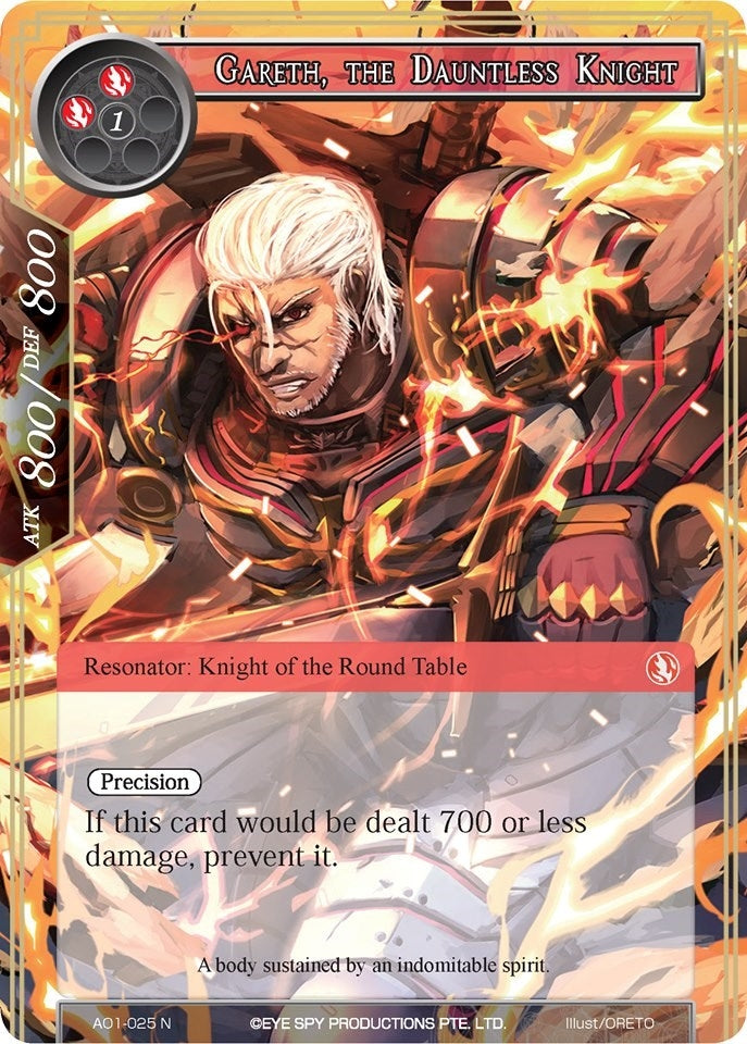 Image for Gareth, the Dauntless Knight (Alice Origin) (AO1-025) - Force of Will