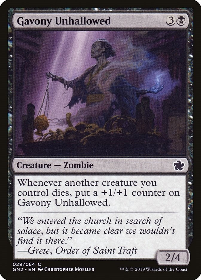 Image for Gavony Unhallowed (Magic Game Night 2019) (29) - Magic: The Gathering