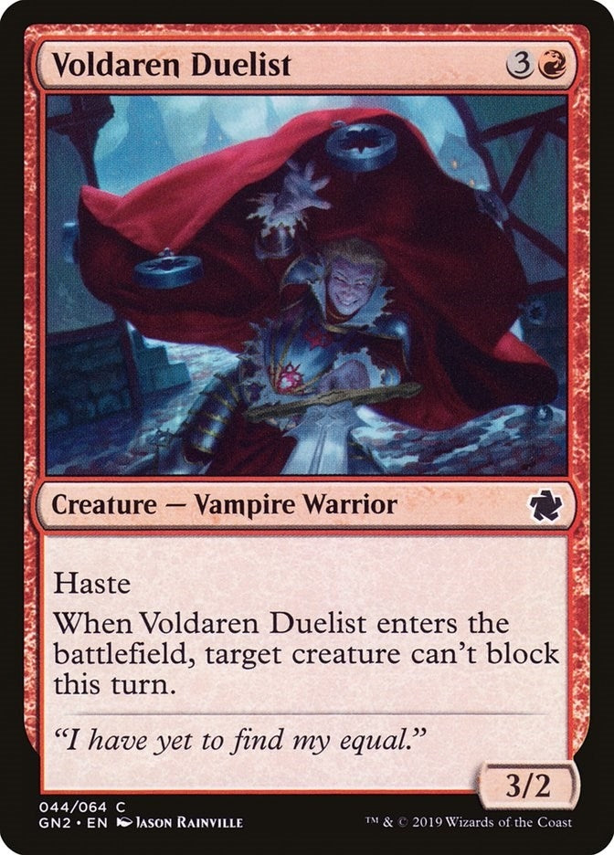 Image for Voldaren Duelist (Magic Game Night 2019) (44) - Magic: The Gathering