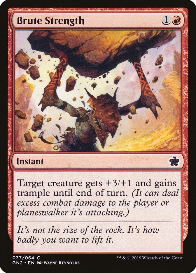Image for Brute Strength (Magic Game Night 2019) (37) - Magic: The Gathering