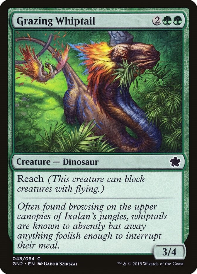 Image for Grazing Whiptail (Magic Game Night 2019) (48) - Magic: The Gathering