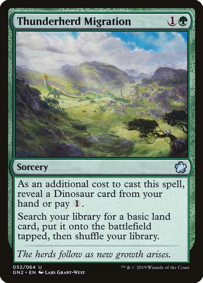 Image for Thunderherd Migration (Magic Game Night 2019) (52) - Magic: The Gathering