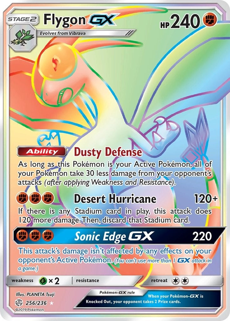 Image for Flygon GX (Secret) (SM - Cosmic Eclipse) (256/236) - Pokemon