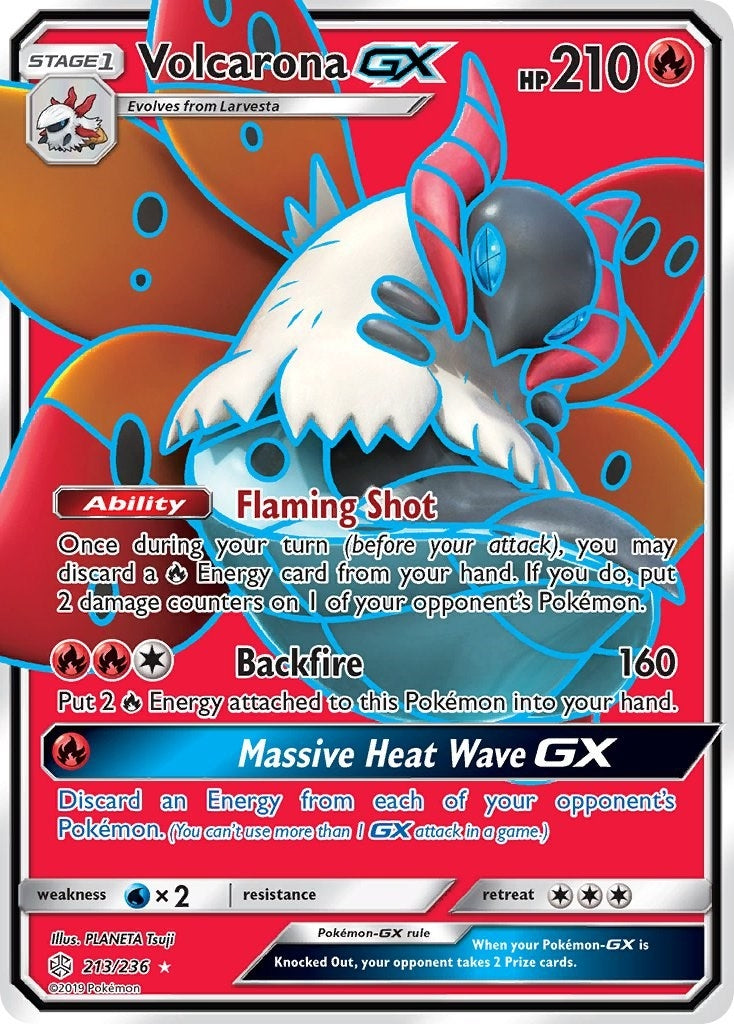 Image for Volcarona GX (Full Art) (SM - Cosmic Eclipse) (213/236) - Pokemon