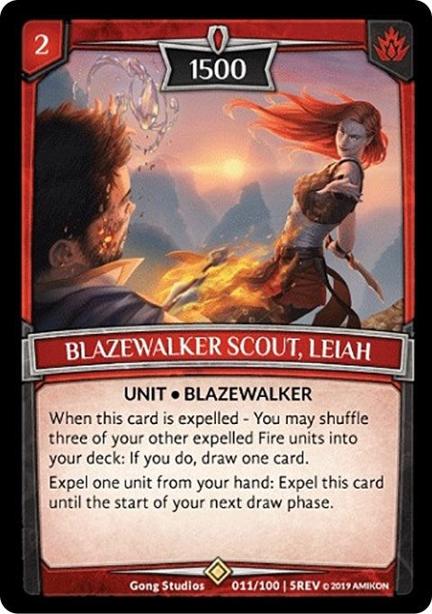 Image for Blazewalker Scout, Leiah (Revelations) (11/100 | 5REV) - Argent Saga TCG