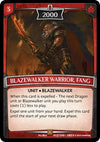 Image for Blazewalker Warrior, Fang (Revelations) (12/100 | 5REV) - Argent Saga TCG