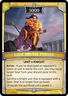Image for Liam, Brutal Tyrant (Revelations) (43/100 | 5REV) - Argent Saga TCG