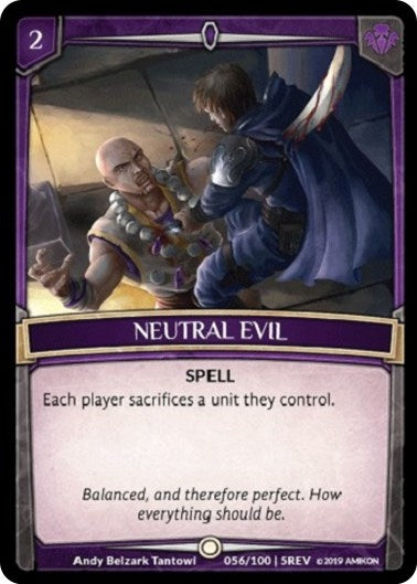 Image for Neutral Evil (Revelations) (56/100 | 5REV) - Argent Saga TCG
