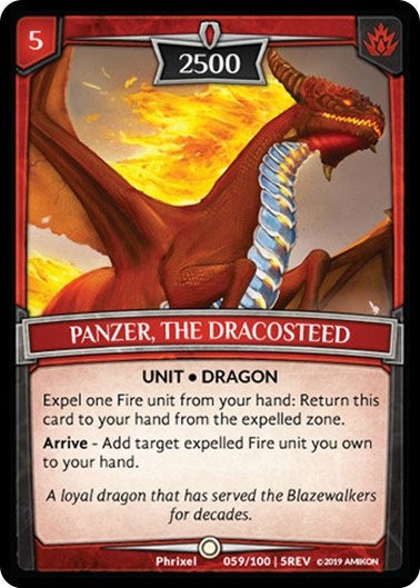 Image for Panzer, the Dracosteed (Revelations) (59/100 | 5REV) - Argent Saga TCG