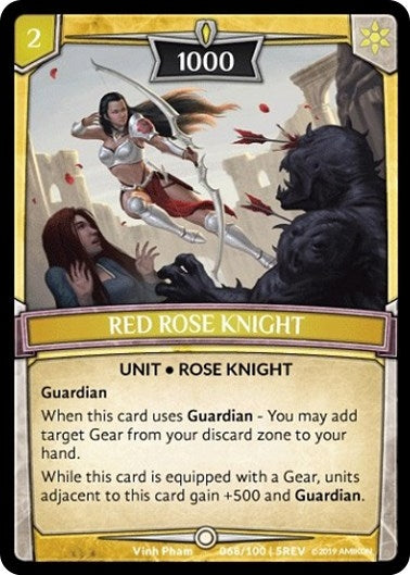 Image for Red Rose Knight (Revelations) (68/100 | 5REV) - Argent Saga TCG