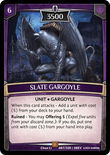Image for Slate Gargoyle (Revelations) (87/100 | 5REV) - Argent Saga TCG