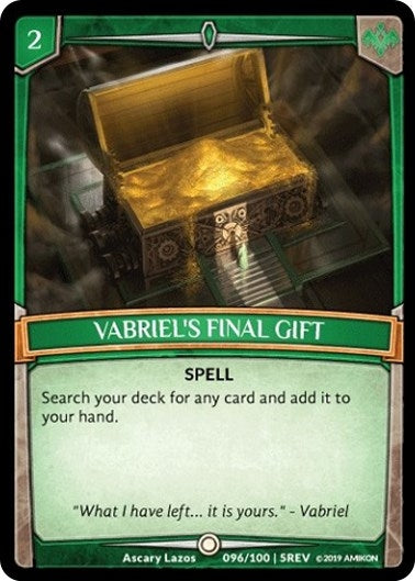 Image for Vabriel's Final Gift (Revelations) (96/100 | 5REV) - Argent Saga TCG