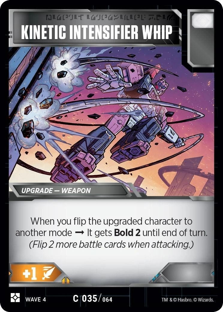Image for Kinetic Intensifier Whip (War for Cybertron: Siege II) (35) - Transformers TCG