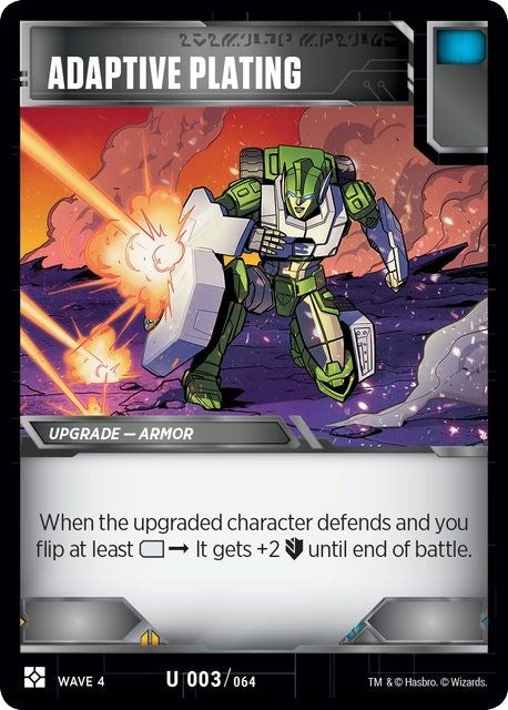 Image for Adaptive Plating (War for Cybertron: Siege II) (3) - Transformers TCG