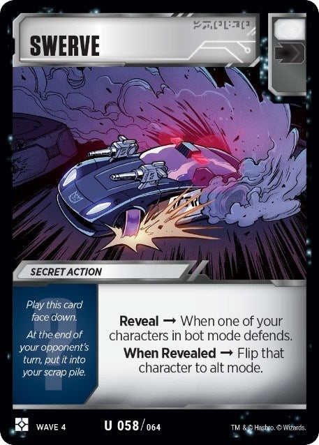 Image for Swerve (War for Cybertron: Siege II) (58) - Transformers TCG