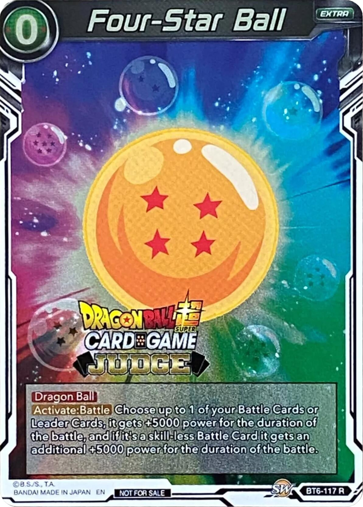 Image for Four-Star Ball (Judge Promotion Cards) (BT6-117) - Dragon Ball Super: Masters