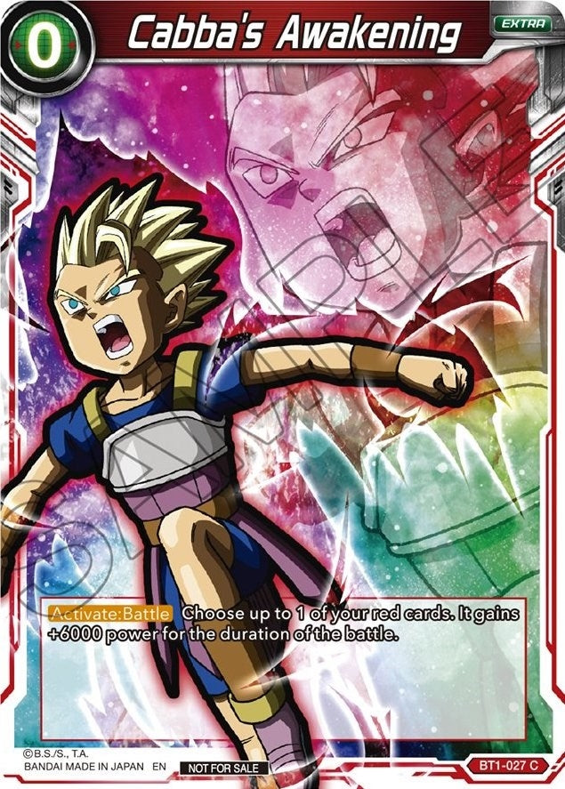 Image for Cabba's Awakening (Event Pack 05) (Promotion Cards) (BT1-027) - Dragon Ball Super: Masters