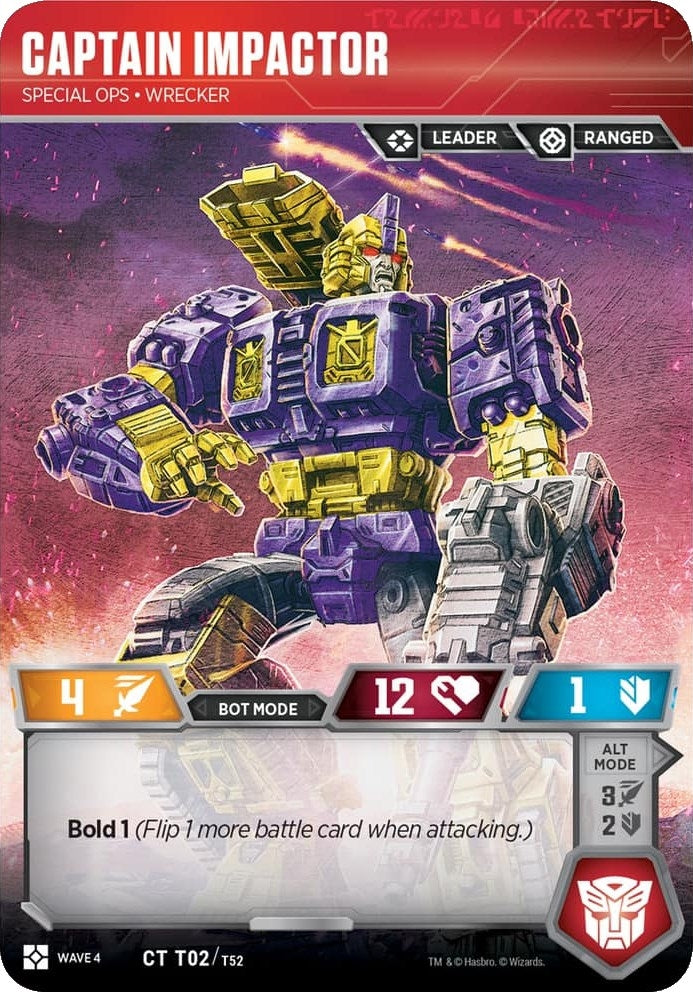 Image for Captain Impactor - Special Ops Wrecker (War for Cybertron: Siege II) (T02) - Transformers TCG