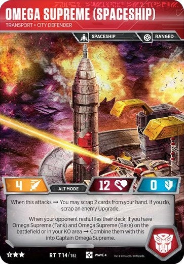 Image for Omega Supreme (Spaceship) - Transport City Defender (War for Cybertron: Siege II) (T14) - Transformers TCG