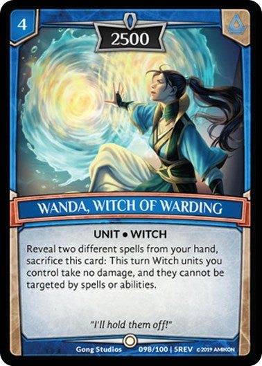 Image for Wanda, Witch of Warding (Revelations) (98/100 | 5REV) - Argent Saga TCG