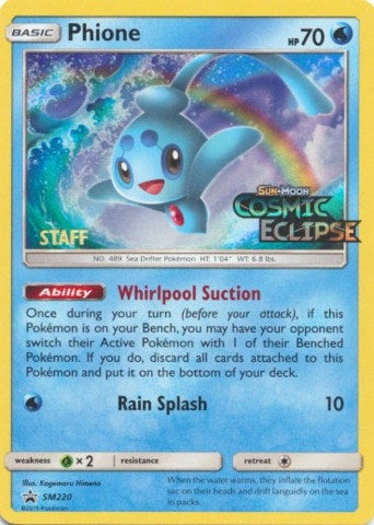 Image for Phione - SM220 (Prerelease) [Staff] (SM Promos) (SM220) - Pokemon