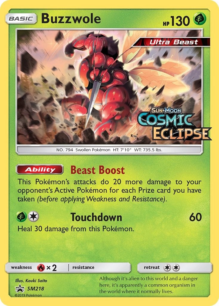 Image for Buzzwole - SM218 (Prerelease) (SM Promos) (SM218) - Pokemon