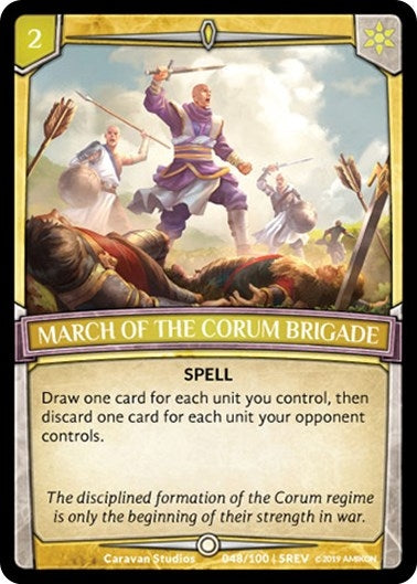 Image for March of the Corum Brigade (Revelations) (48/100 | 5REV) - Argent Saga TCG