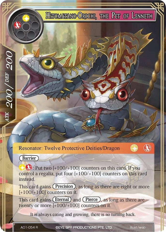 Image for Hitomatano-Orochi, the Pet of Lenneth (Alice Origin) (AO1-054) - Force of Will