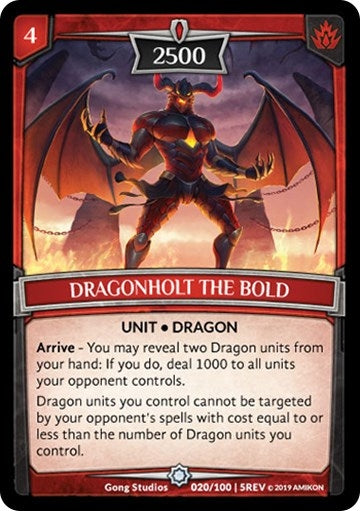 Image for Dragonholt the Bold (Revelations) (20/100 | 5REV) - Argent Saga TCG