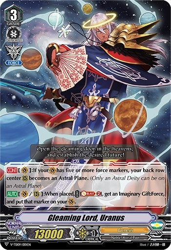 Image for Gleaming Lord, Uranus (V-TD09) (V-TD09/001EN)