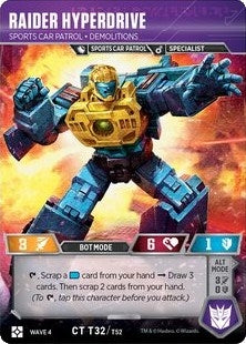 Image for Raider Hyperdrive - Sports Car Patrol Demolitions (War for Cybertron: Siege II) (T32) - Transformers TCG