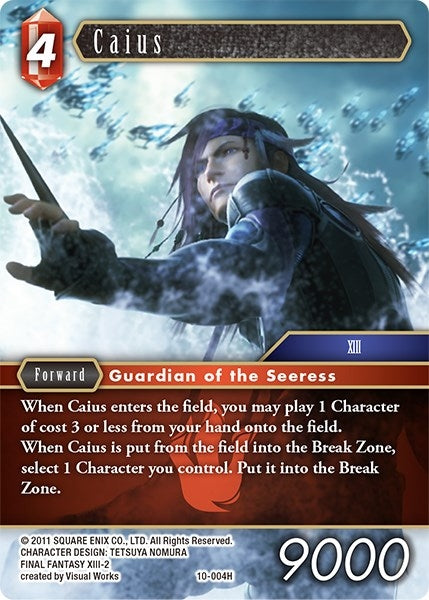 Image for Caius (Opus X) (10-004H) - Final Fantasy TCG