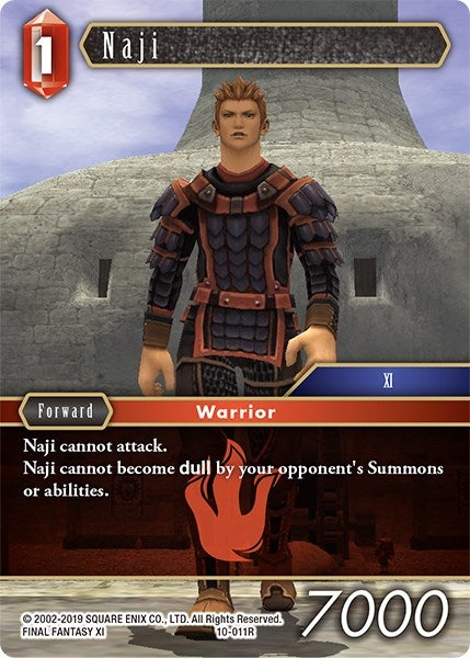 Image for Naji (Opus X) (10-011R) - Final Fantasy TCG
