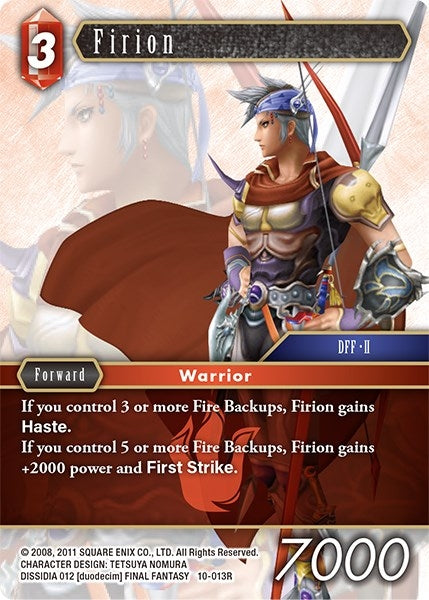 Image for Firion (Opus X) (10-013R) - Final Fantasy TCG