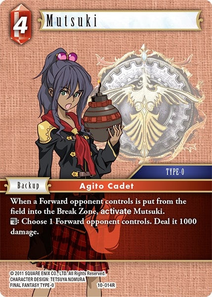 Image for Mutsuki (Opus X) (10-014R) - Final Fantasy TCG