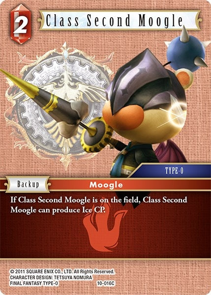 Image for Class Second Moogle (Opus X) (10-016C) - Final Fantasy TCG