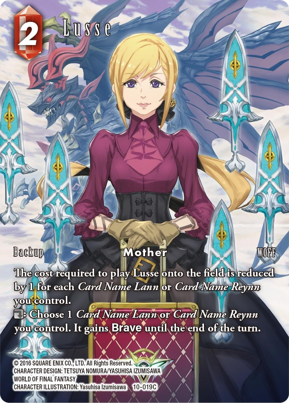 Image for Lusse (Full Art) (Opus X) (10-019C) - Final Fantasy TCG