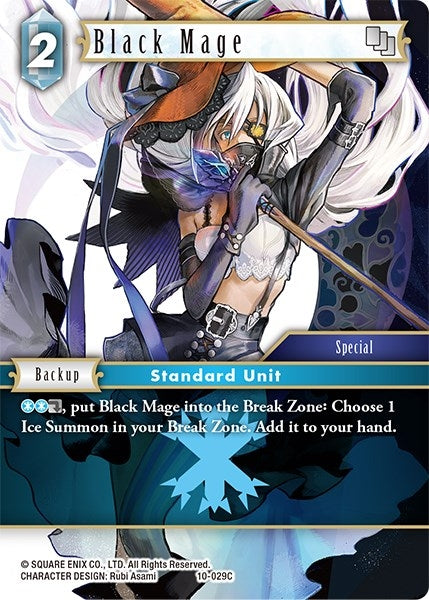 Image for Black Mage (Opus X) (10-029C) - Final Fantasy TCG