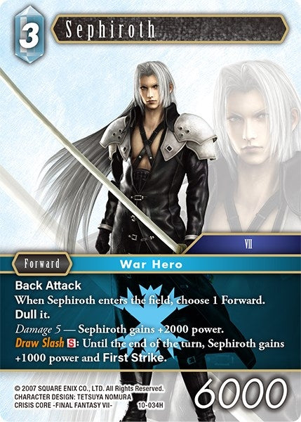 Image for Sephiroth (Opus X) (10-034H) - Final Fantasy TCG