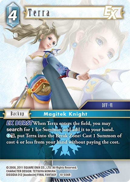 Image for Terra EX (Opus X) (10-036R) - Final Fantasy TCG