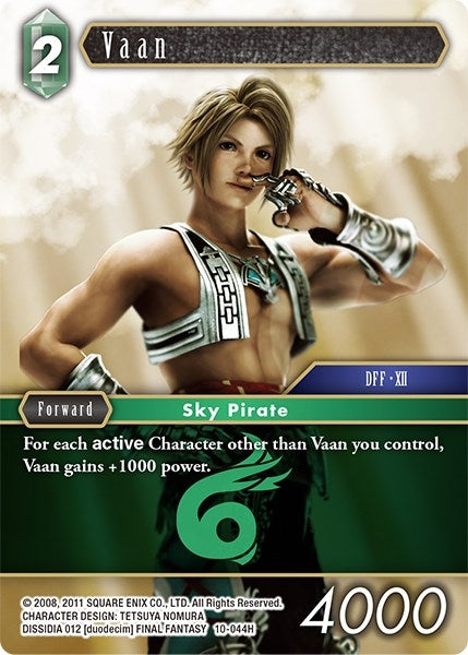 Image for Vaan (Opus X) (10-044H) - Final Fantasy TCG