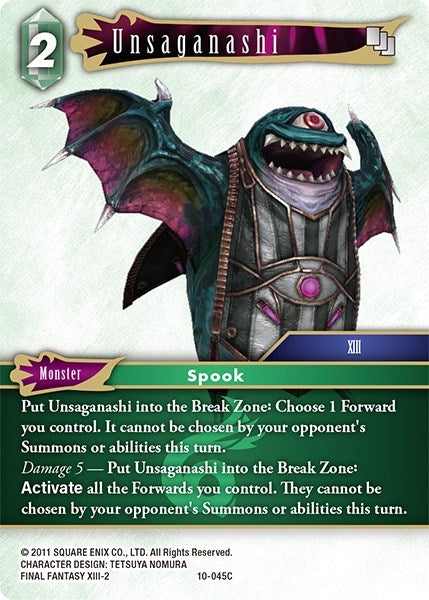 Image for Unsaganashi (Opus X) (10-045C) - Final Fantasy TCG