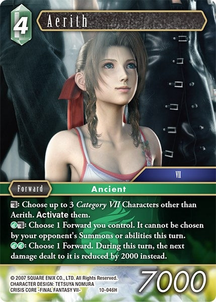 Image for Aerith (Opus X) (10-046H) - Final Fantasy TCG