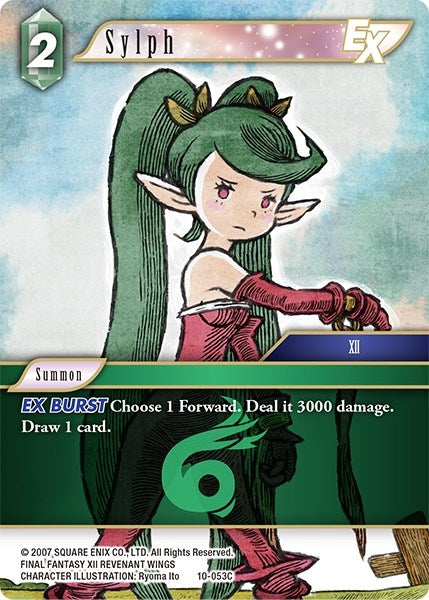 Image for Sylph EX (Opus X) (10-053C) - Final Fantasy TCG