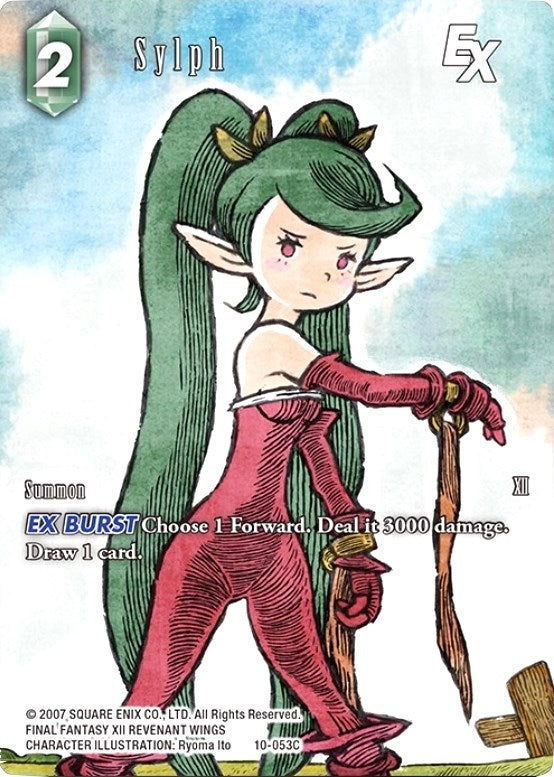 Image for Sylph EX (Full Art) (Opus X) (10-053C) - Final Fantasy TCG