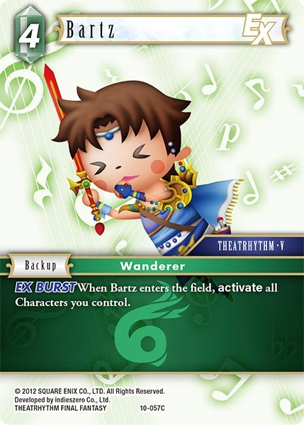 Image for Bartz EX (Opus X) (10-057C) - Final Fantasy TCG