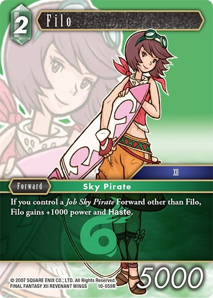 Image for Filo (Opus X) (10-059R) - Final Fantasy TCG