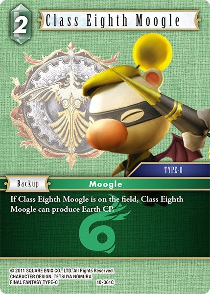Image for Class Eighth Moogle (Opus X) (10-061C) - Final Fantasy TCG