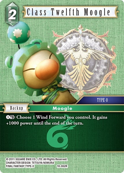 Image for Class Twelfth Moogle (Opus X) (10-062R) - Final Fantasy TCG