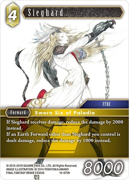 Image for Sieghard (Opus X) (10-070H) - Final Fantasy TCG